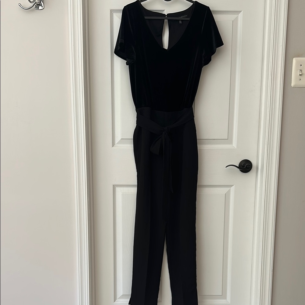 White House Black Market Black Jumpsuit Modern Minimalist Design